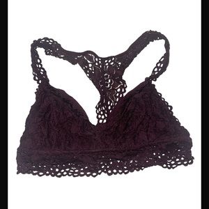 Aerie Dark Purple Bralette